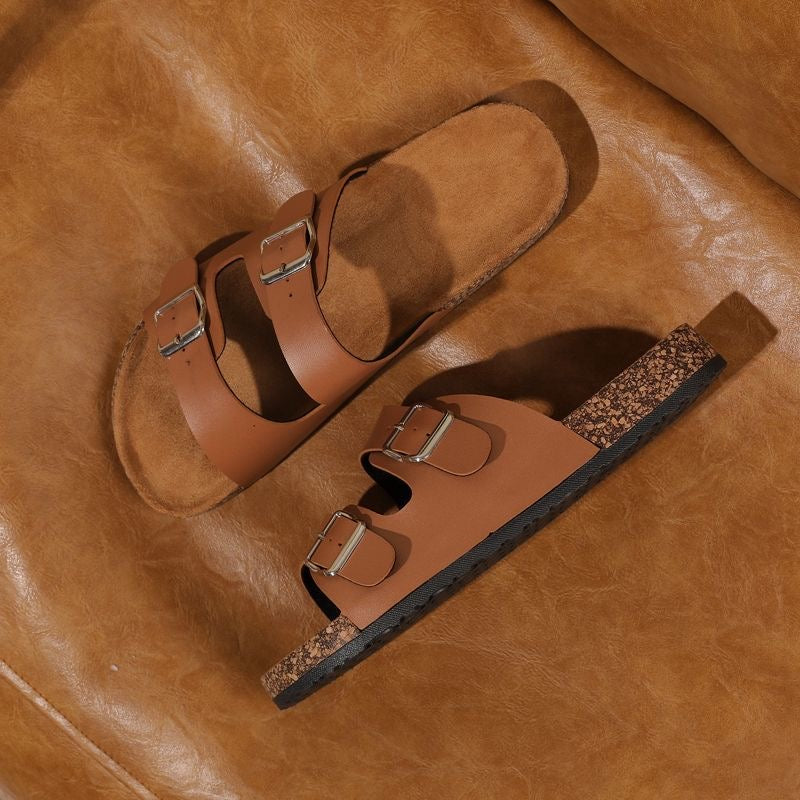 Sandales Birkenstock unisexes rétro – Mules plates d’été, confortables, pour la plage, l’extérieur et les loisirs