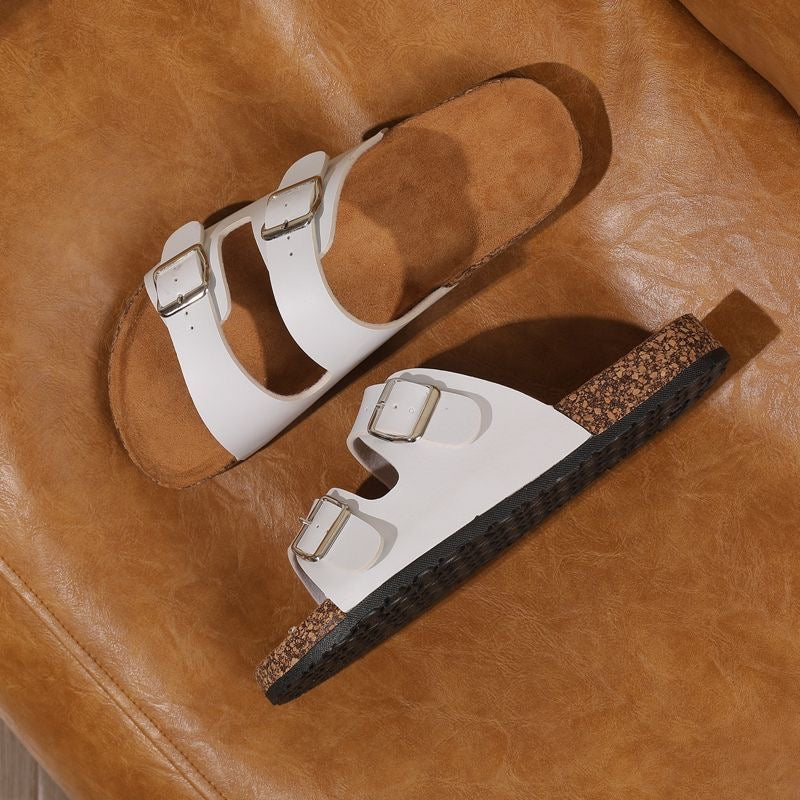 Sandales Birkenstock unisexes rétro – Mules plates d’été, confortables, pour la plage, l’extérieur et les loisirs