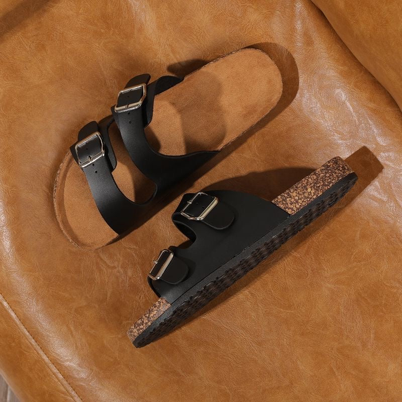 Sandales Birkenstock unisexes rétro – Mules plates d’été, confortables, pour la plage, l’extérieur et les loisirs