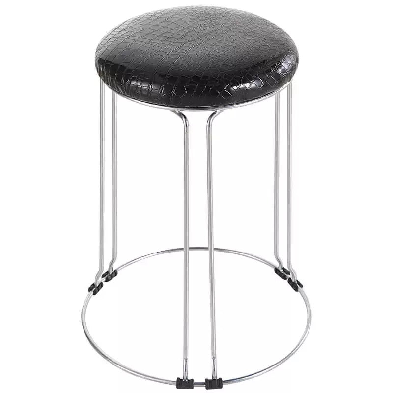 🪑 Tabouret pliable en métal – Confort & Gain de place