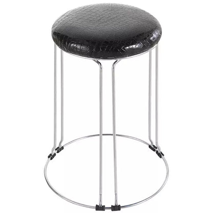 🪑 Tabouret pliable en métal – Confort & Gain de place